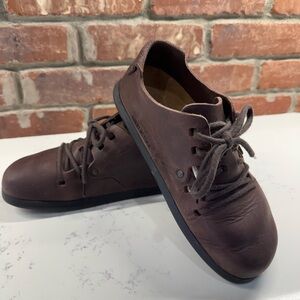 Birkenstock Montana brown leather.